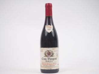 Vente aux enchères 1 BOUTEILLE CLOS VOUGEOT GC DOMAINE FRANCOIS GERBET - 1999 - ELA 