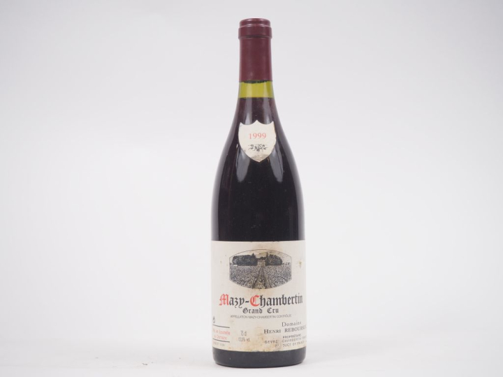 1 BOUTEILLE MAZY CHAMBERTIN GC DOMAINE HENRI REBOURSEAU - 1999 - ELA 