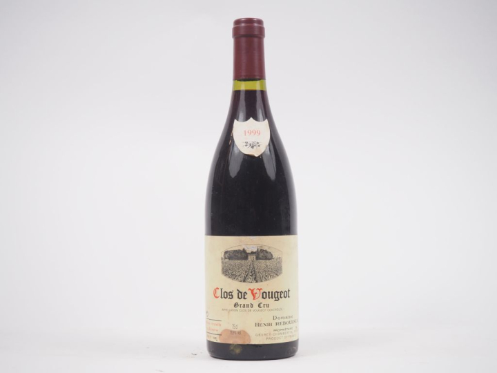 1 BOUTEILLE CLOS DE VOUGEOT GC DOMAINE HENRI REBOURSEAU - 1999 - ELT 