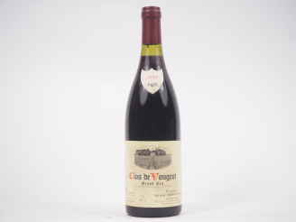 Vente aux enchères 1 BOUTEILLE CLOS DE VOUGEOT GC DOMAINE HENRI REBOURSEAU - 1999 - ELS