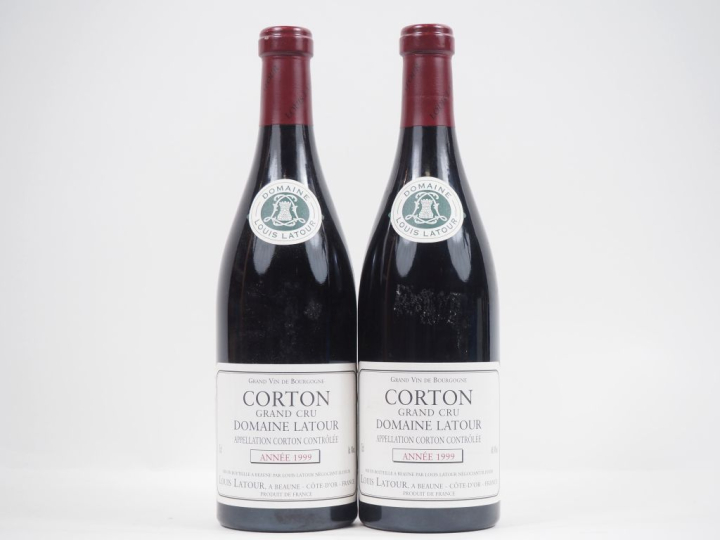 2 BOUTEILLES CORTON GC LOUIS LATOUR - 1999