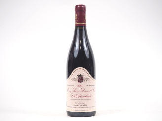 Vente aux enchères 1 BOUTEILLE MOREY ST DENIS 1er CRU "LES BLANCHARDS" GUY COQUARD - 2001