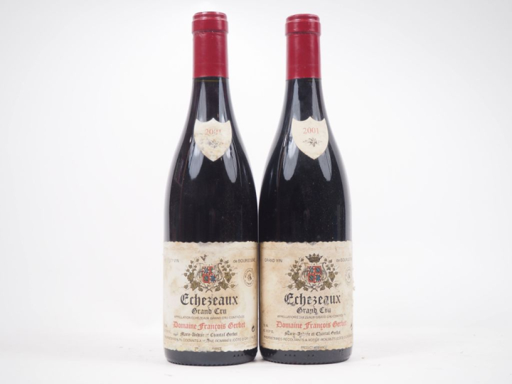 2 BOUTEILLES ECHEZEAUX GC DOMAINE FRANÇOIS GERBET - 2001 - ES