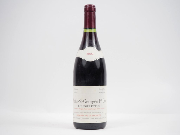 1 BOUTEILLE NUITS ST GEORGES 1er CRU "LES POULETTES" DOMAINE DE LA POU