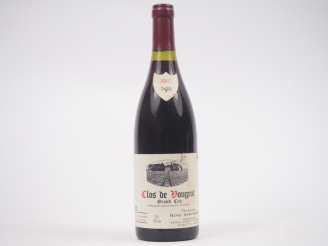 Vente aux enchères 1 BOUTEILLE CLOS DE VOUGEOT GC DOMAINE HENRI REBOURSEAU - 2002 - ELA/E