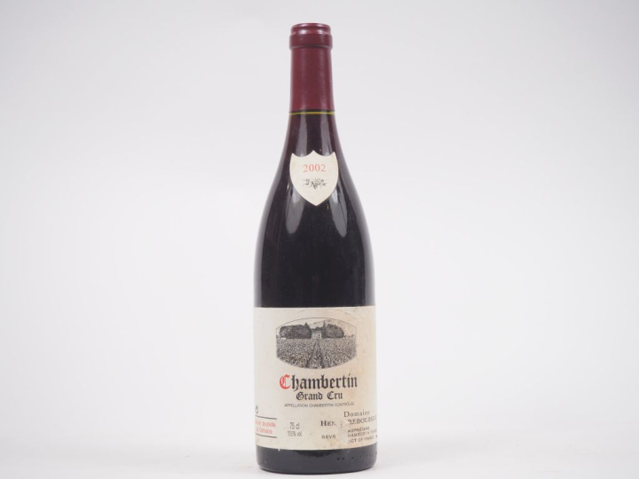 1 BOUTEILLE CHAMBERTIN GC DOMAINE HENRI REBOURSEAU - 2002 - ELA 