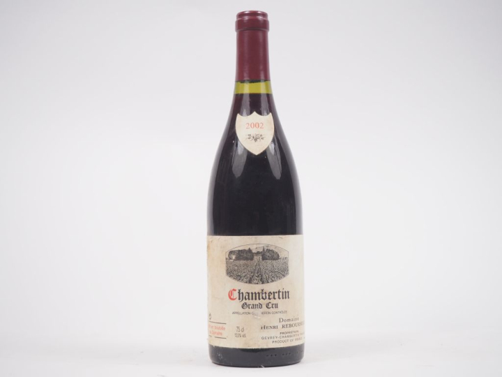 1 BOUTEILLE CHAMBERTIN GC DOMAINE HENRI REBOURSEAU - 2002 - ELA 