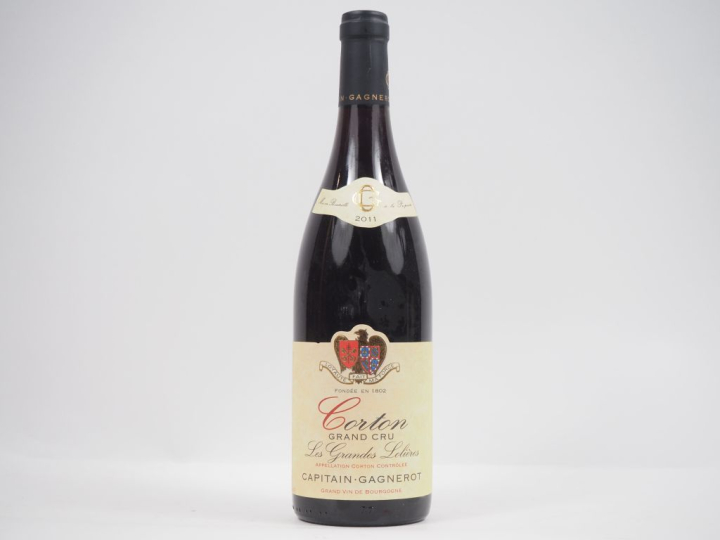 1 BOUTEILLE CORTON GC "LES GRANDES LOLIÈRES" CAPITAIN GAGNEROT - 2011