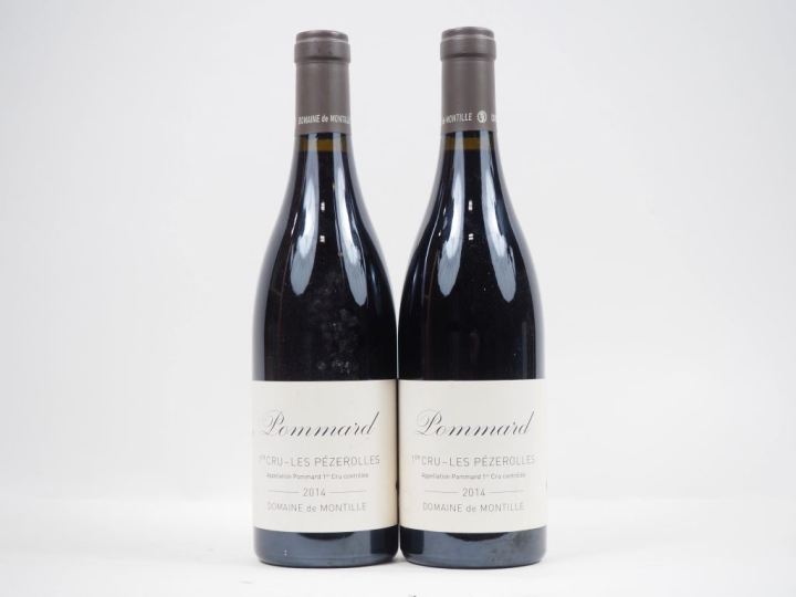 2 BOUTEILLES POMMARD 1er CRU "LES PÉZEROLLES" DOMAINE MONTILLE - 2014 