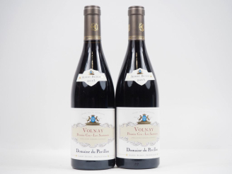 Vente aux enchères 2 BOUTEILLES VOLNAY 1er CRU "LES SANTENOTS" ALBERT BICHOT DOMAINE DU P