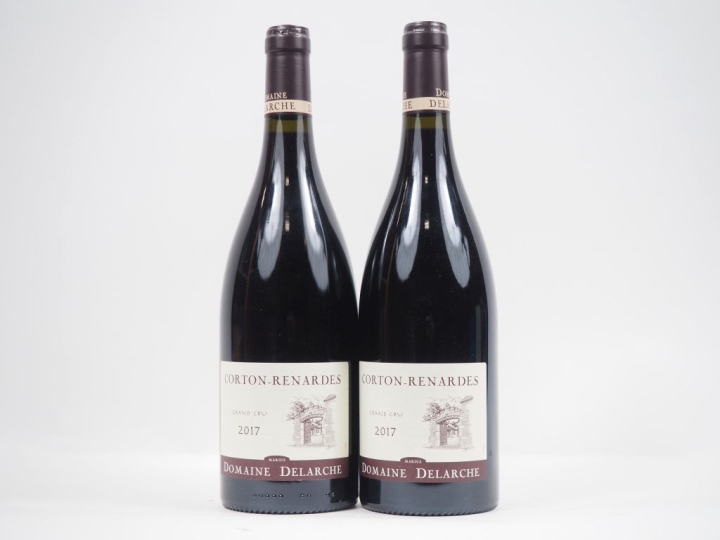 2 BOUTEILLES CORTON RENARDES GC DOMAINE DELARCHE - 2017