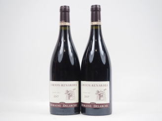 Vente aux enchères 2 BOUTEILLES CORTON RENARDES GC DOMAINE DELARCHE - 2017