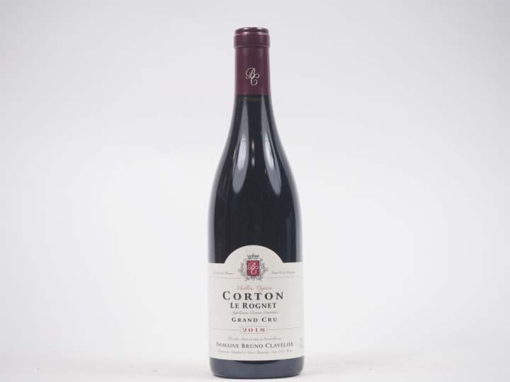 1 BOUTEILLE CORTON GC "LE ROGNET" V.V. DOMAINE BRUNO CLAVELIER - 2018
