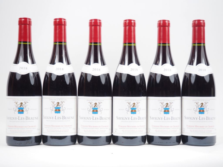 6 BOUTEILLES SAVIGNY LES BEAUNE DOMAINE MACHARD DE GRAMONT - 2018 
