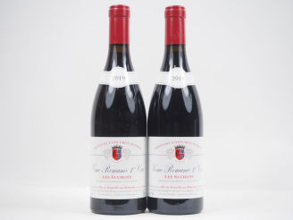 Vente aux enchères 2 BOUTEILLES VOSNE ROMANÉE 1er CRU "LES SUCHOTS" F. CONFURON GINDRE - 
