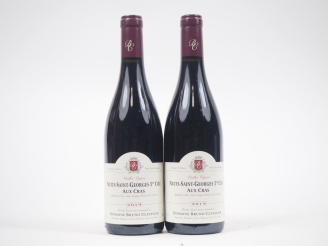 Vente aux enchères 2 BOUTEILLES NUITS ST GEORGES 1er CRU "AUX CRAS" V.V. DOMAINE BRUNO CL
