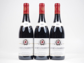 Vente aux enchères 3 BOUTEILLES GEVREY CHAMBERTIN DOMAINE HARMAND GEOFFROY - 2019