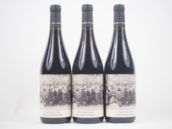 3 BOUTEILLES MACON "LA CINQUIÈME GÉNÉRATION" DOMAINE GUILLOT BROUX - 2