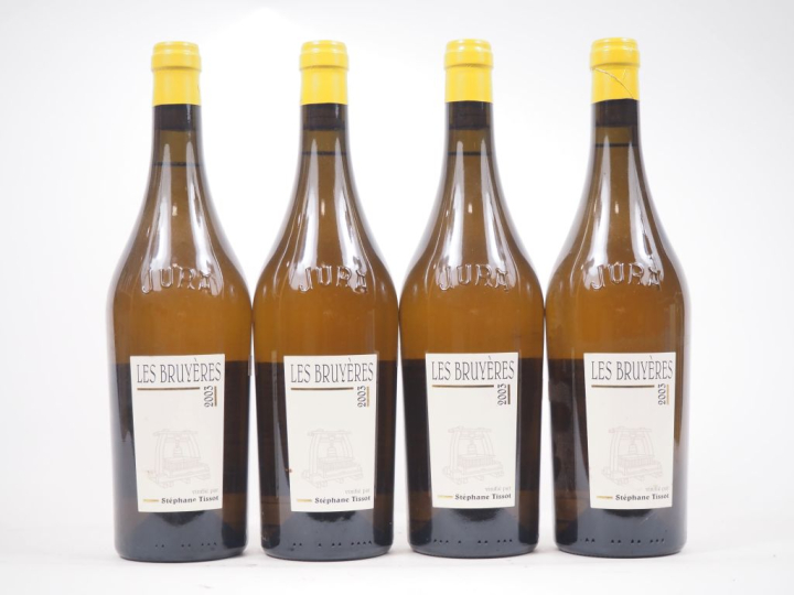 4 BOUTEILLES "LES BRUYÈRES" STÉPHANE TISSOT - 2003