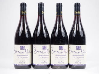 Vente aux enchères 4 BOUTEILLES CÔTES DU RHÔNE "LES PEYROUSES" ALAIN VOGE - 2007