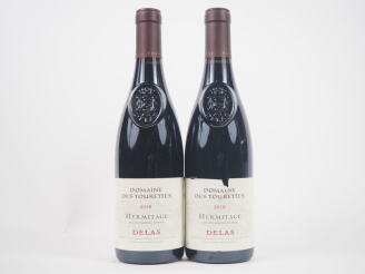 Vente aux enchères 2 BOUTEILLES HERMITAGE "DOMAINE DES TOURETTES DELAS" - 2018 - 1 EA
