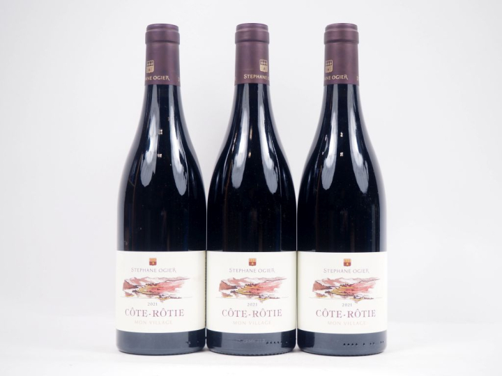 3 BOUTEILLES CÔTE RÔTIE "MON VILLAGE" STÉPHANE OGIER - 2021