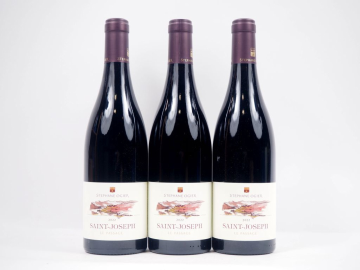 3 BOUTEILLES SAINT JOSEPH "LE PASSAGE" STÉPHANE OGIER - 2022