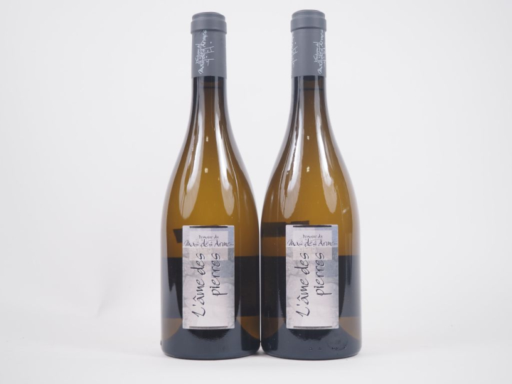 2 BOUTEILLES BLANC "L'AME DES PIERRES" DOMAINE MAS DES ARMES - 2023