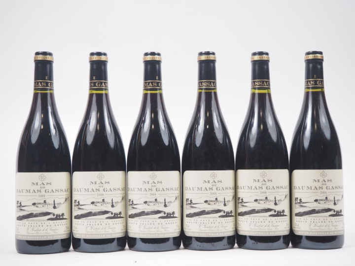 6 BOUTEILLES MAS DE DAUMAS GASSAC ROUGE - 2008