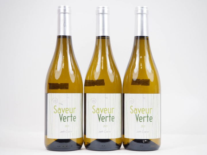 3 BOUTEILLES CÔTES CATALANES BLANC "SAVEUR VERTE" JEFF CARREL - 2021