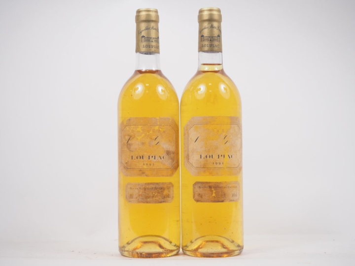 2 BOUTEILLES LOUPIAC MARC DUCAU  - 1995 - 1 BG / ETA 
