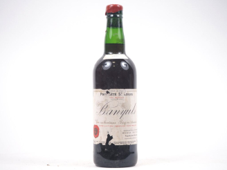 Vente aux enchères 1 BOUTEILLE BANYULS PROPRIÉTÉ ST LOUIS BERTA MAILLOL - 1993