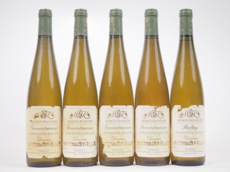 Vente aux enchères 5 BOUTEILLES RIESLING "SCHOENENBOURG" MITTNACH KLACK - 2000 