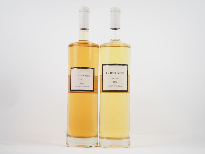2 MAGNUMS COTEAUX D'AIX EN PROVENCE LA BARGEMONE "CUVÉE MARINA" - 2010