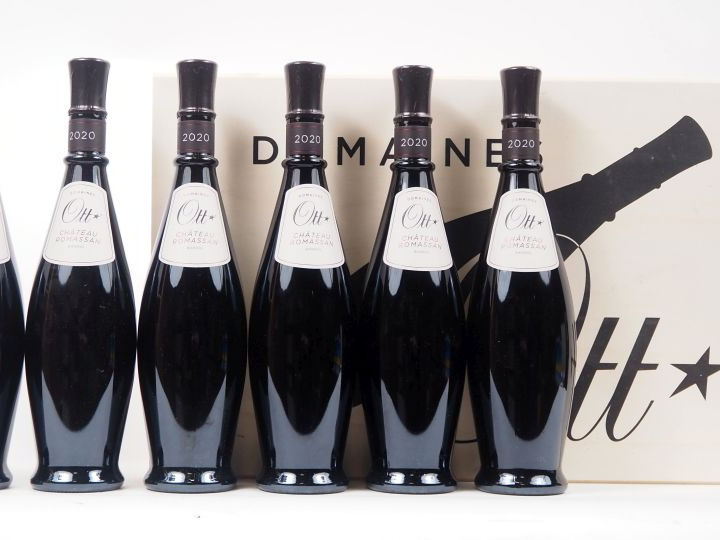 6 BOUTEILLES BANDOL CHÂTEAU ROMASSAN ROUGE DOMAINE OTT - 2020 - CBO 