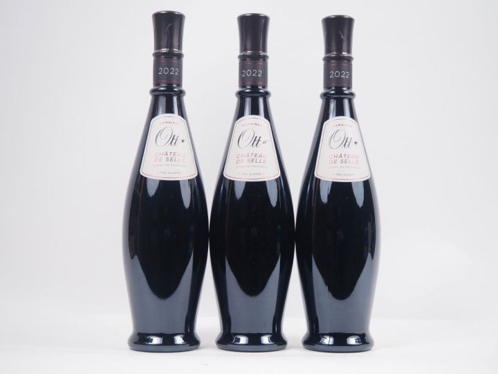 3 BOUTEILLES CÔTES DE PROVENCE CRU CLASSÉ CHÂTEAU DE SELLE ROUGE DOMAI