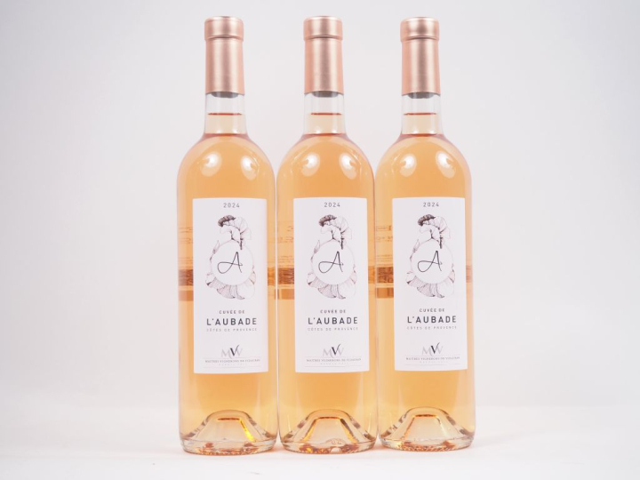 3 BOUTEILLES ROSÉ CÔTES DE PROVENCE "CUVÉE DE L'AUBADE" MAÎTRES VIGNER