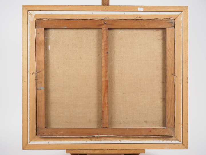 BONNANO. "Vues de Paris" 2 huiles sur toile Signées Dim. 47 x 55 cm