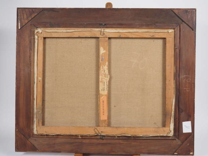 M. GRUAIS. 'Nature morte'. Huile sur toile, signée en haut à droite. 4