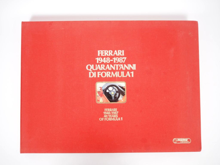 FERRARI 1948 - 1987 Quarant'anni Di formula 1 Momo Design Paolo D'Ales