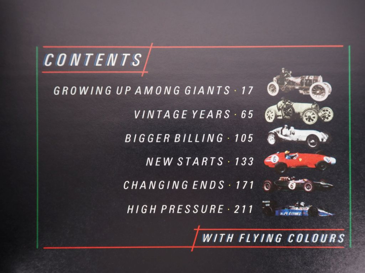 PIRELLI, With flying colours, the Pirelli Album of motor sport, By Ljk