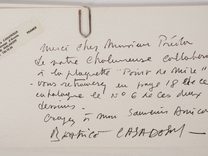 Béatrice CASADESUS.  "Choses qui égayent le cœur"  2 compositions acco