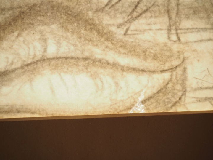 Salvatore DALI (1904-1989). Projet de décor « Mae West » (Bouche dans 