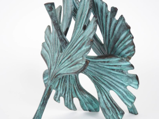 Vente aux enchères Bernard JOBIN.  "Parcours d'éternité"  Sculpture en bronze à patine ve