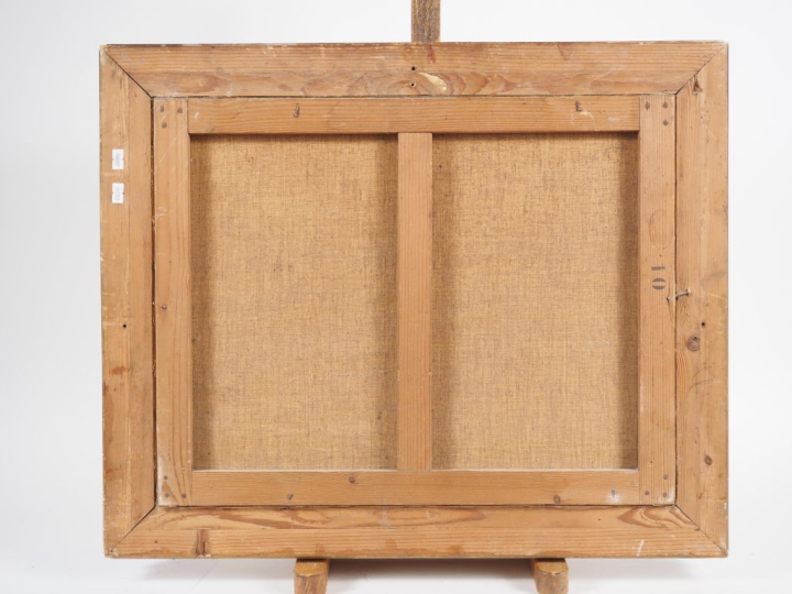 LUPIAC.  "paysage d'été" Huile sur toile, signée en bas à gauche  Dim.