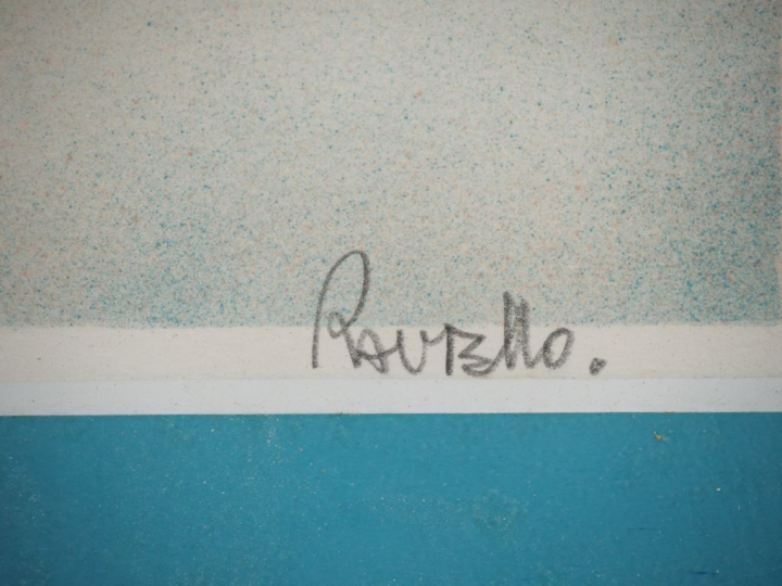 RAVIELO. "les marins d'haiti" Lithographie, signée et numérotée 18/20