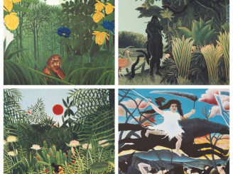 Vente aux enchères Henri ROUSSEAU (d'après). 4 lithographies modernes, signées et numérot
