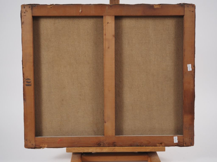 G. VALLON. "natures mortes" Paire d'huiles sur toiles, signées en bas 
