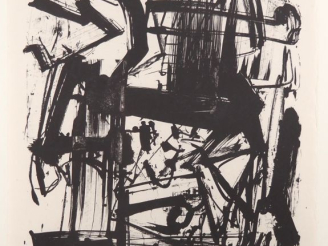Vente aux enchères Emilio VEDOVA. "Composition". Lithographie signée en bas à gauche et n