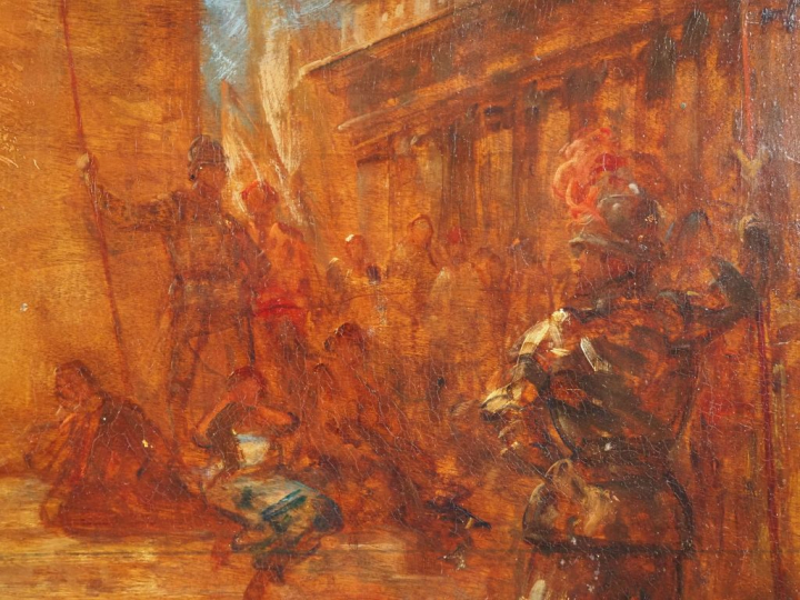 Felix ZIEM (1821-1911). "L'Exécution du Doge de Venise en place publiq